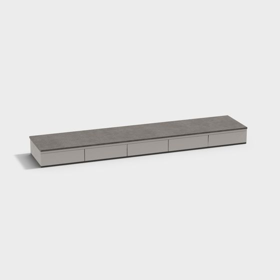 Gallery Detail: Urban Minimalist Bench 3D Model