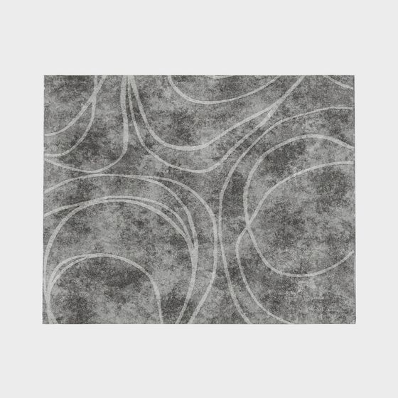 Modern Minimalist Gray Carpet 3D Model in Gray