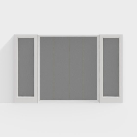 Low Poly Modern Window 3D model