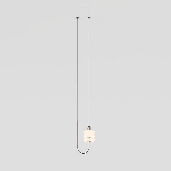 Stylish Low-Poly Light Fixture 3D model for Interior Designs