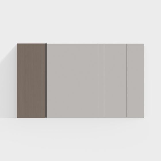 Minimalist Door Panel 3D model