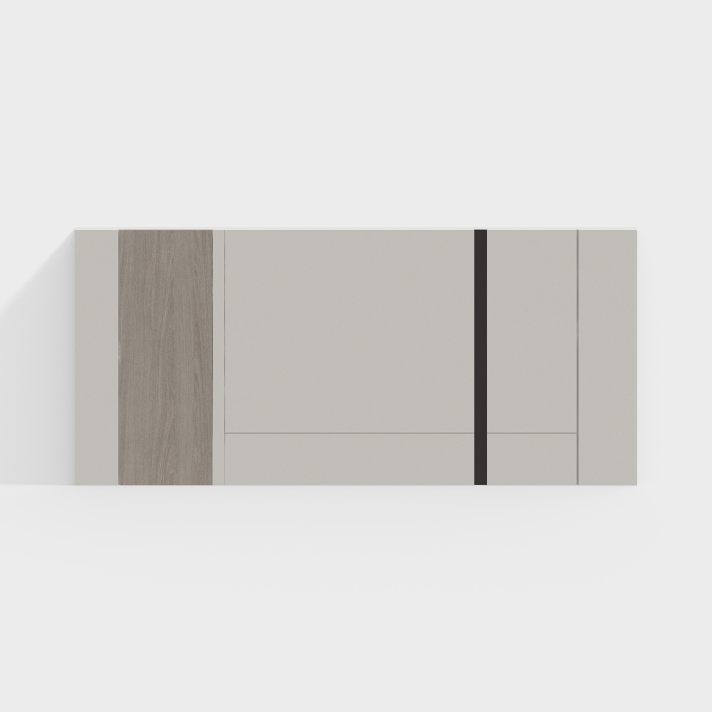 ฉากหลังหัวเตียงสไตล์มินิมอลลิสต์โมเดิร์น