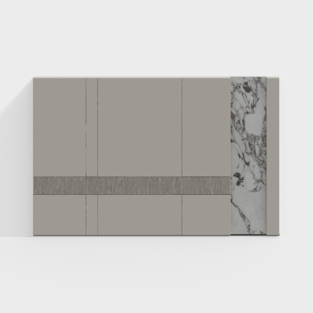 Modern Minimalist Headboard Background