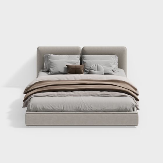 Modern Simple Double Bed
