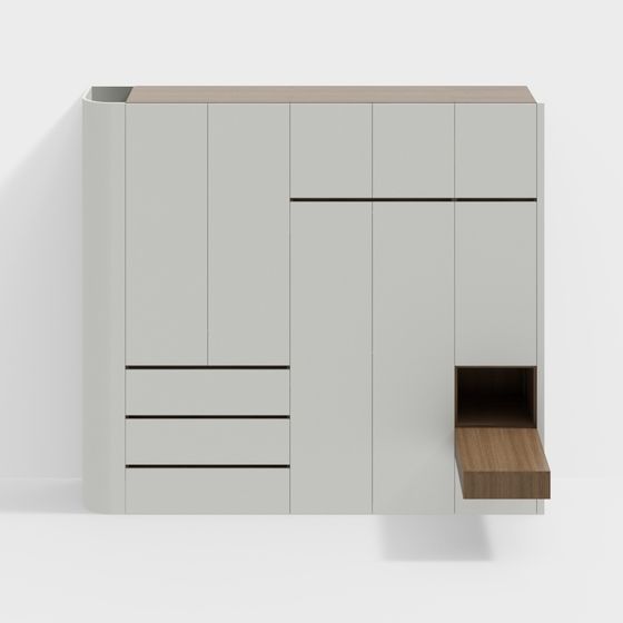 Urban Storage Cabinet 3D model