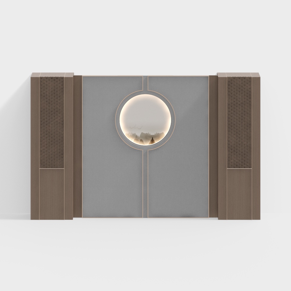 New Chinese-style Headboard Background