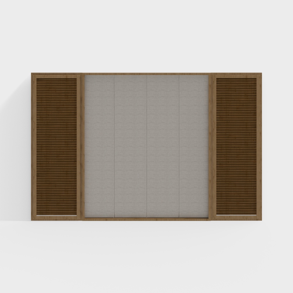 New Chinese-Style Headboard Background