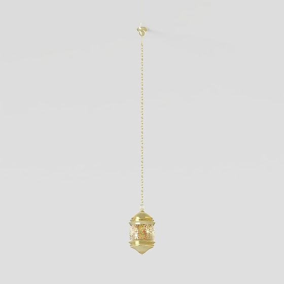 Elegant Chandelier 3D model for Modern Interiors