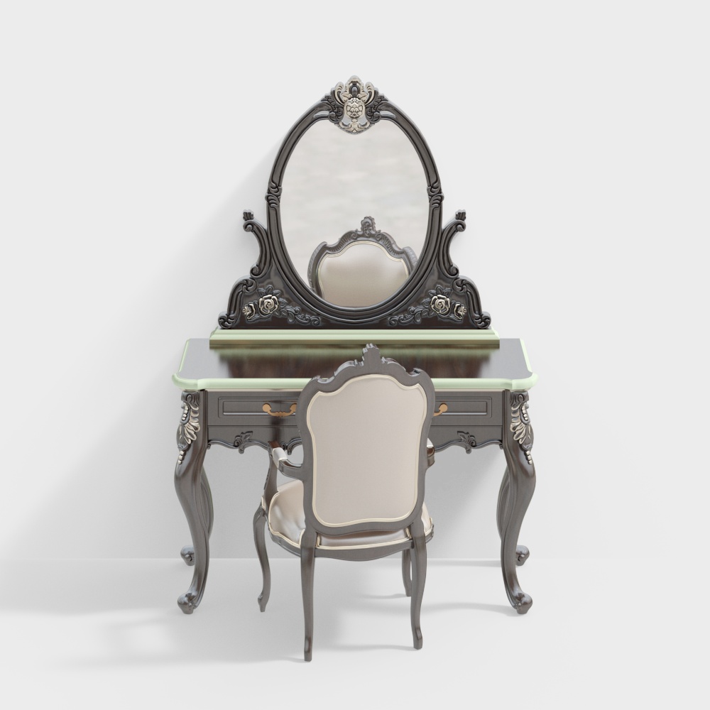 Conjunto de tocador de estilo europeo