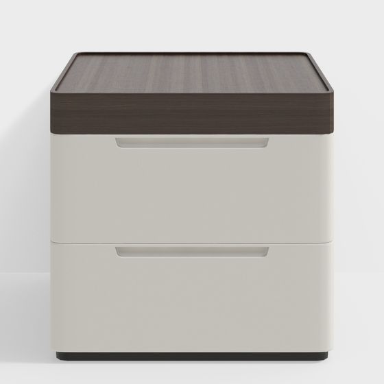 Minimalist Bedside Table 3D model