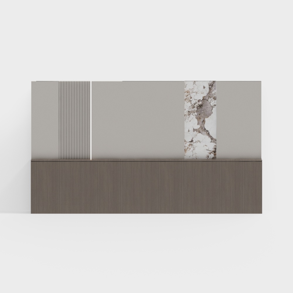 Modern Minimalist Headboard Background