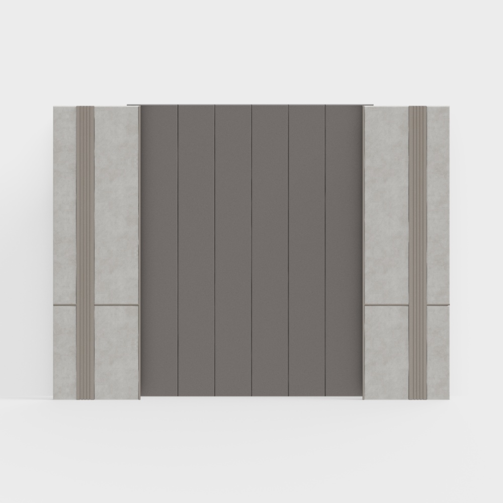 Modern Light Luxury Color-Block Headboard Background