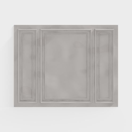 Vintage Panel Ceiling 3D model