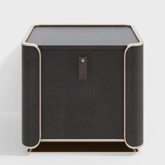 Urban Corner Cabinet Low-Poly 3D model