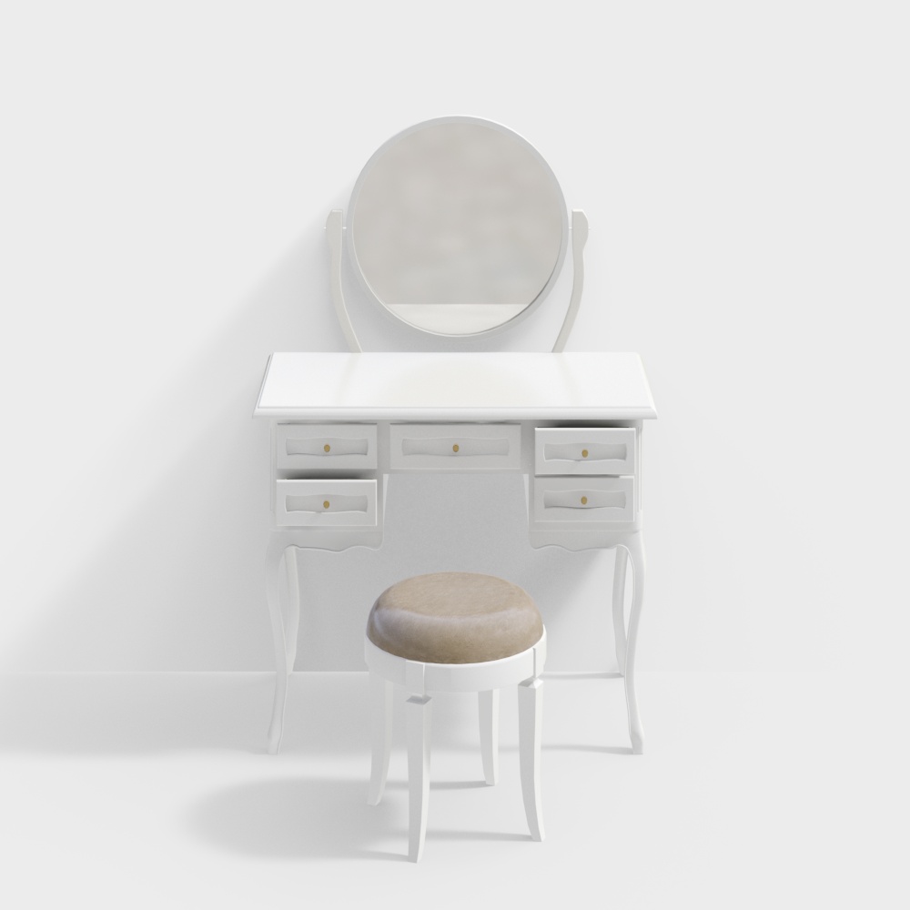 유럽식 화장대 세트