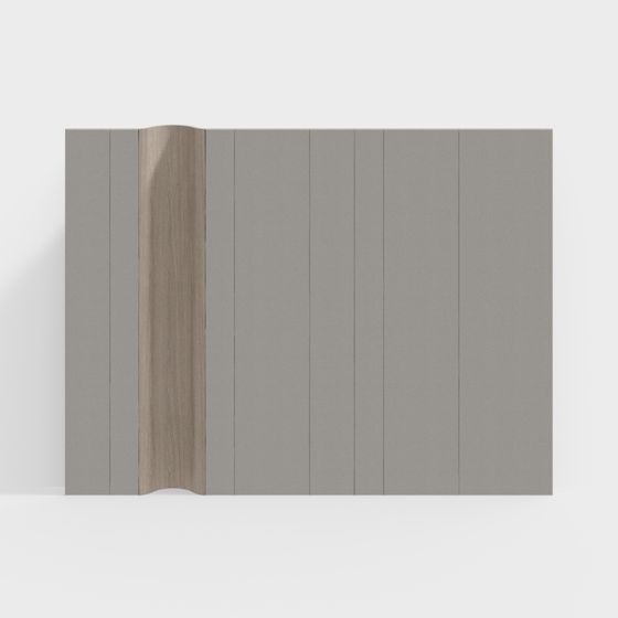 Origami Screen 3D model for Modern Aesthetics