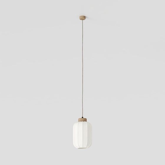 Elegant Low-Poly Pendant Light 3D model