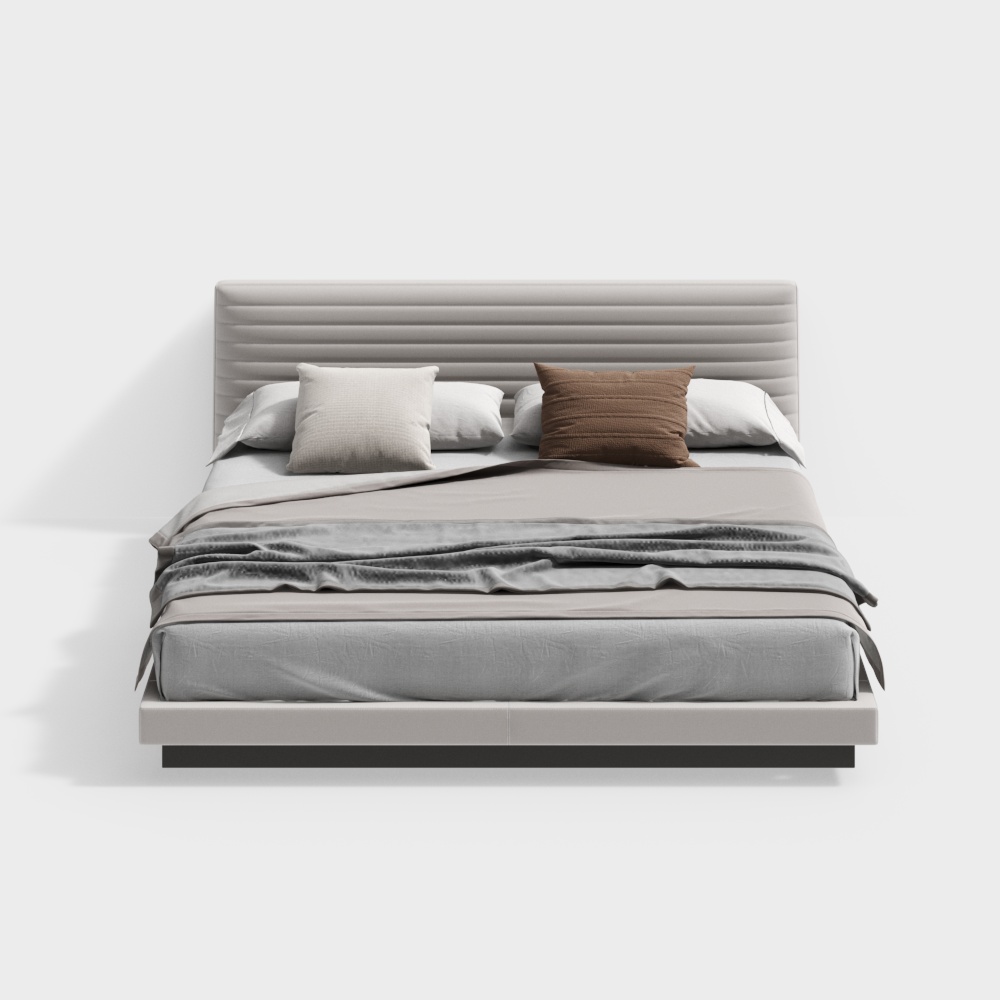 Italian Simple Double Bed