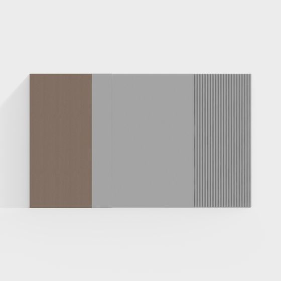 Divided Elegance 3D model for Creative Projects