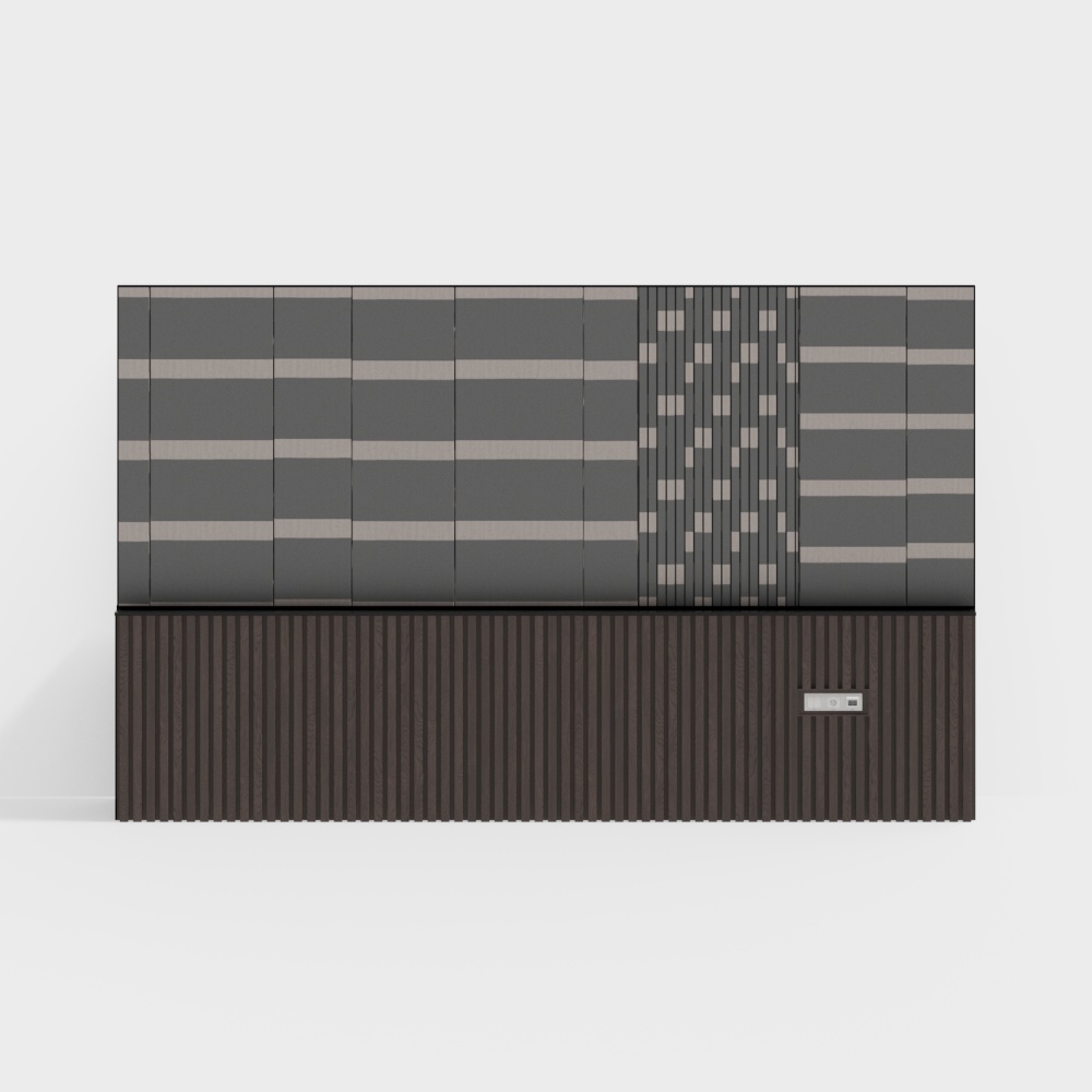 Modern Light Luxury Headboard Background