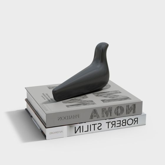 Urban Messenger 3D Model - Low Poly Bird Design