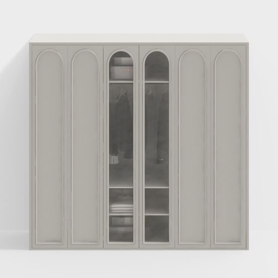 Stylish Wardrobe 3D model