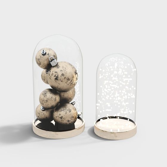 Stunning Low-Poly Glass Sphere 3D model