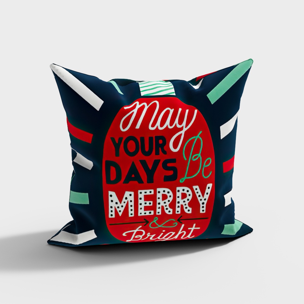 Weihnachtliches Kissen