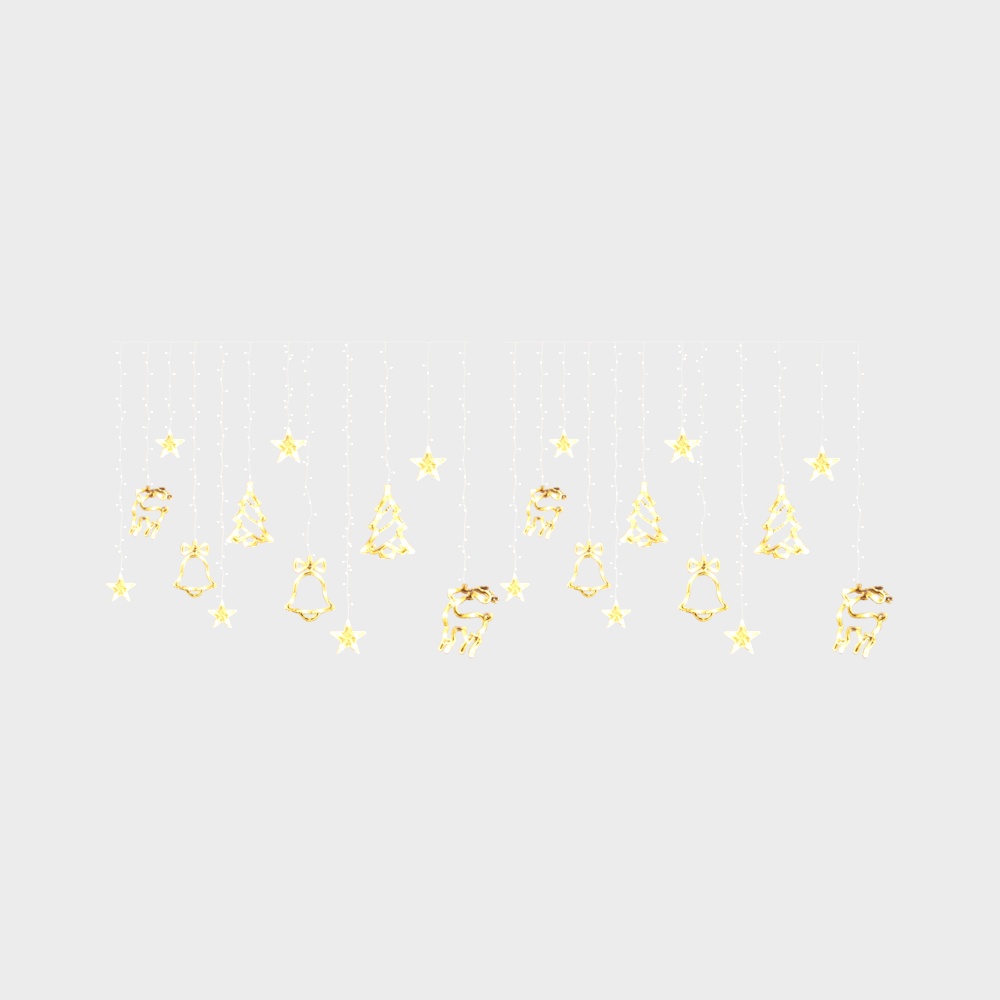 Ornamen lonceng bintang Natal