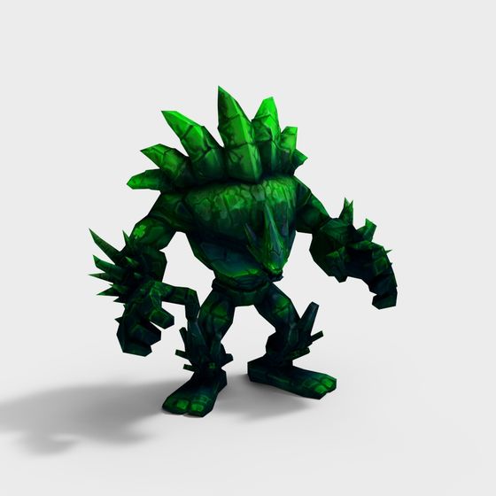 Emerald Behemoth 3D model for Creative Projects