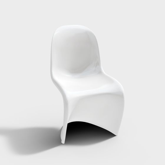 Sleek Minimalist 3D Chair Model