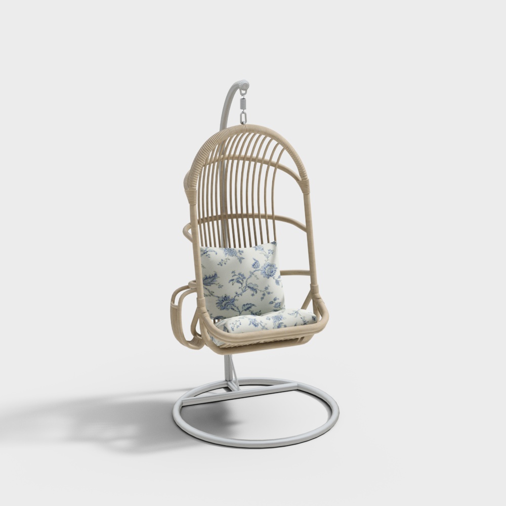 Poltrone sospese in rattan Wabi-Sabi