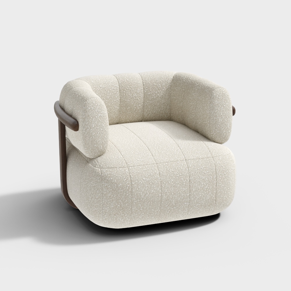 Modern Minimalist Casual Single Sofa