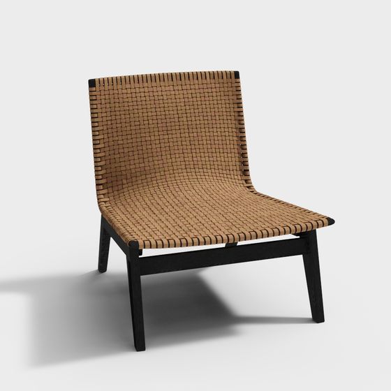 Stylish Woven Chair 3D model