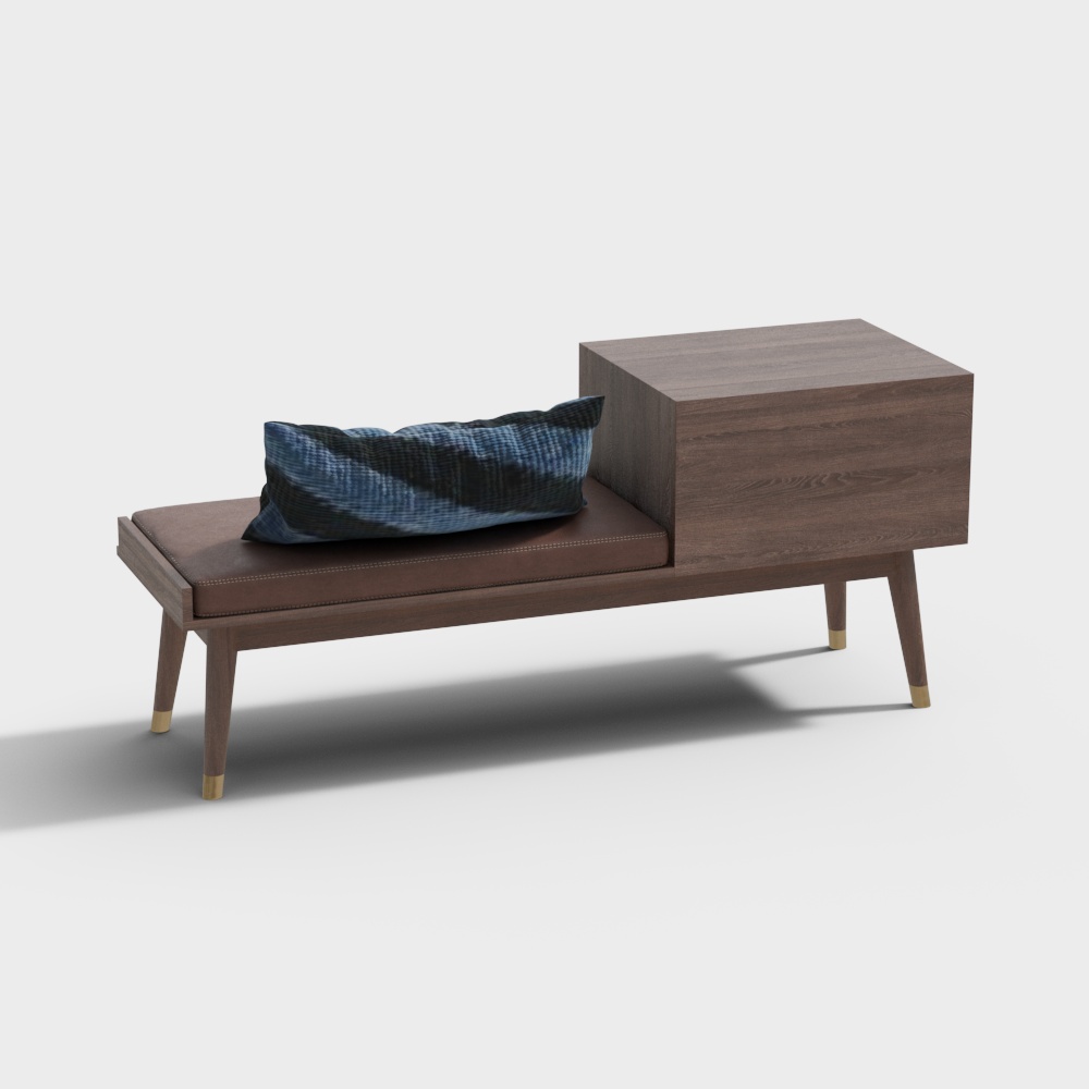 Tabouret de changement de chaussures nordique