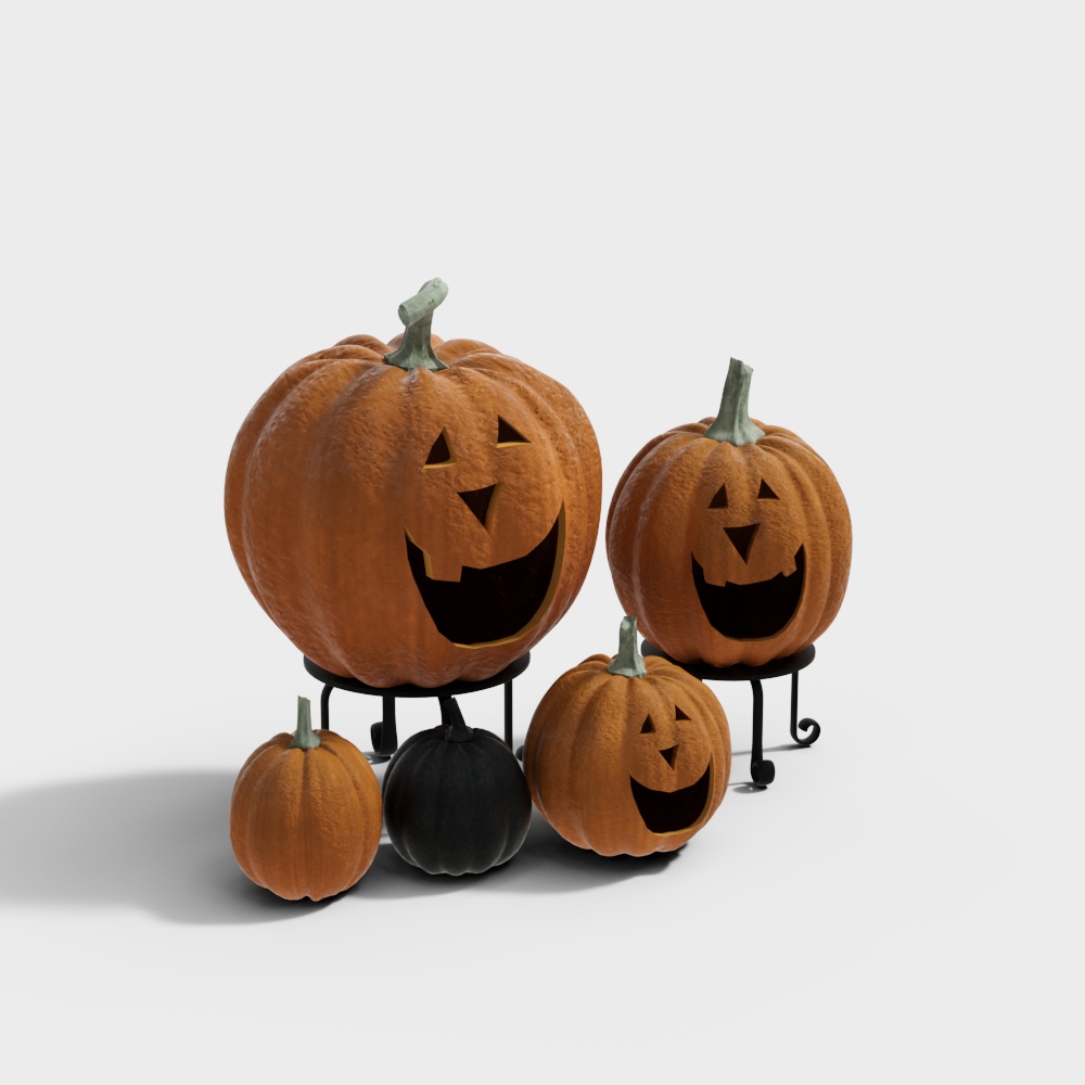 万圣节南瓜灯组合