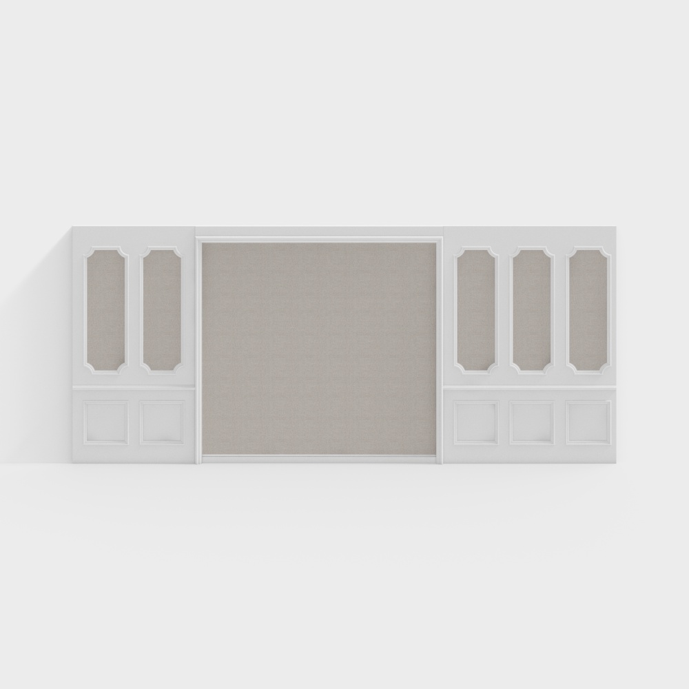 European Style Minimalist Background Wall