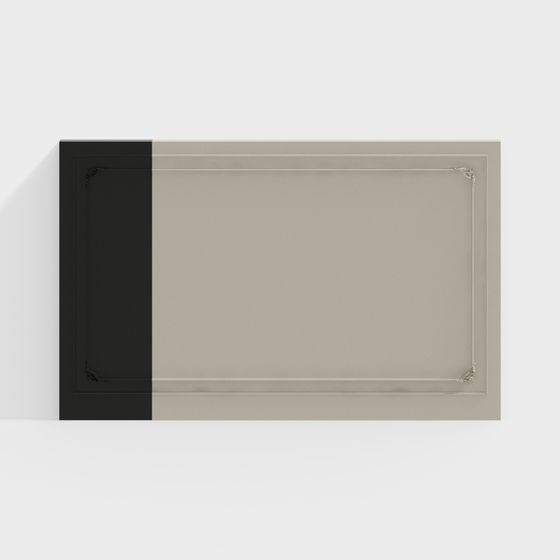 Minimalist Frame 3D model for Modern Aesthetics