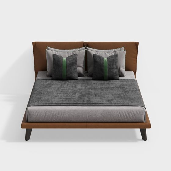 Urban Comfort Bed 3D model