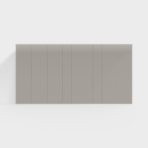 Stylish Urban Curtain Wall Panel 3D model for Creative Projects