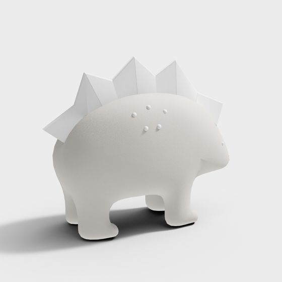 Adorable Low-Poly T-Rex 3D model