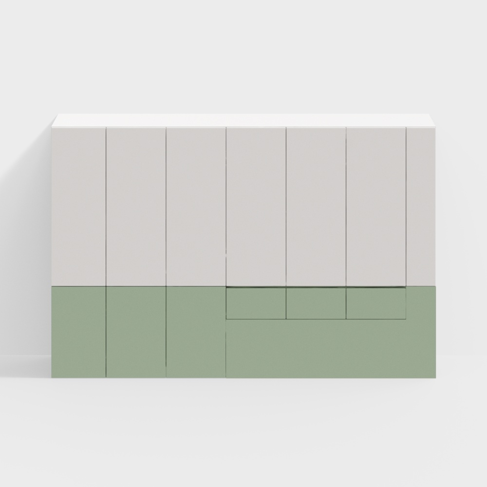 Cream Trench Cabinet