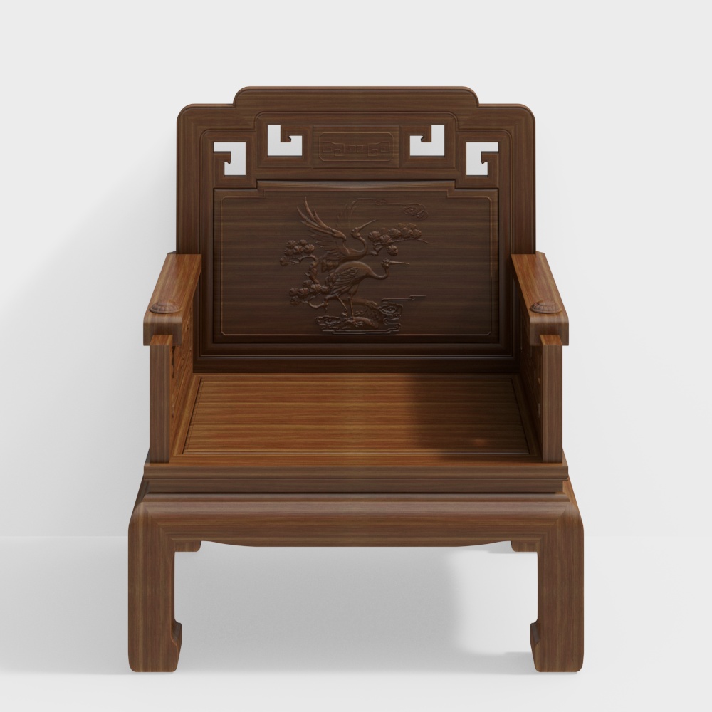 Sofa đơn gỗ tự nhiên Trung Quốc