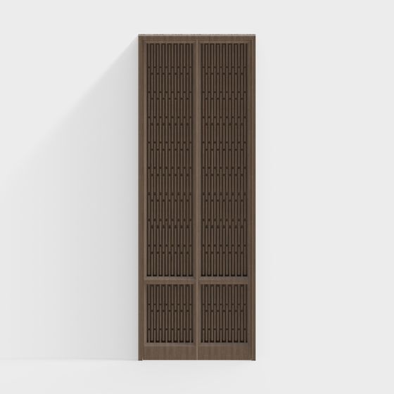 Mystical Low-Polygon Door 3D model