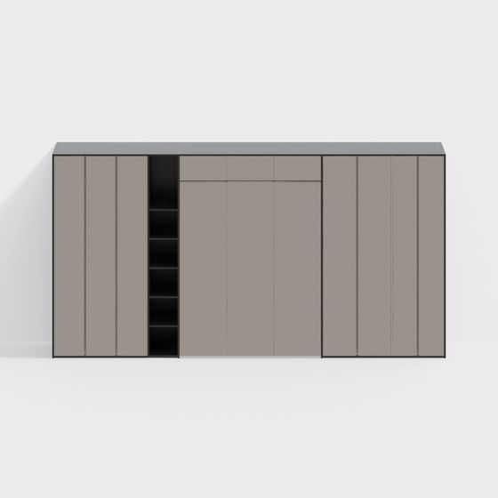 Urban Storage Cabinet 3D model for Versatile Spaces