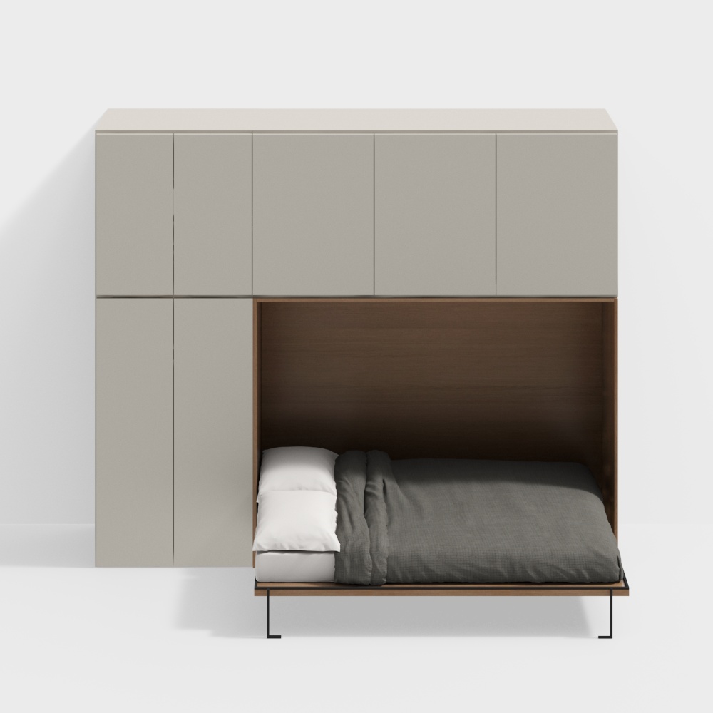 Modern Foldable Hidden Bed