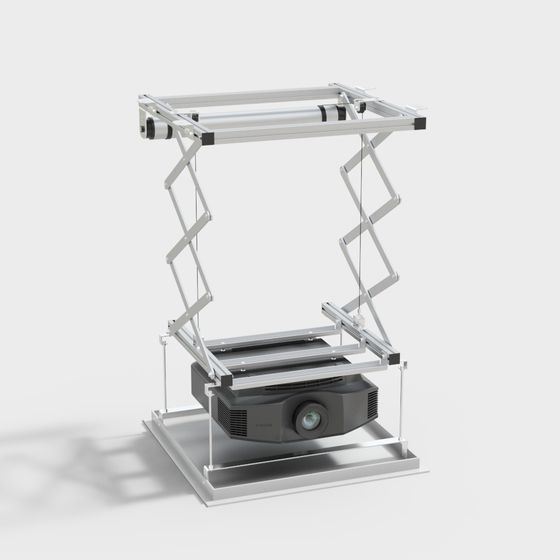 Stylish Projector Stand 3D model for Modern Spaces