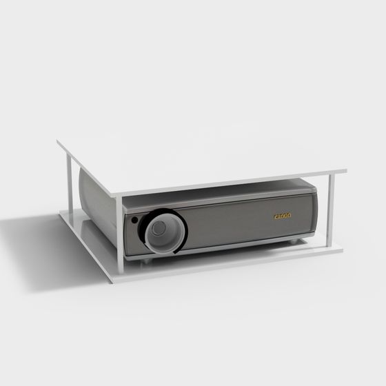 Vintage Projector Stand 3D model