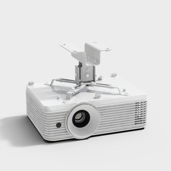 Modern Projector 3D Model for Efficient Presentations