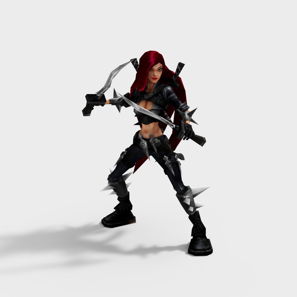 Shadow Warrior Low-Poly 3D Model